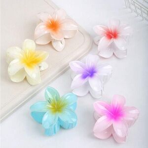 Set of Floral Hair Clips